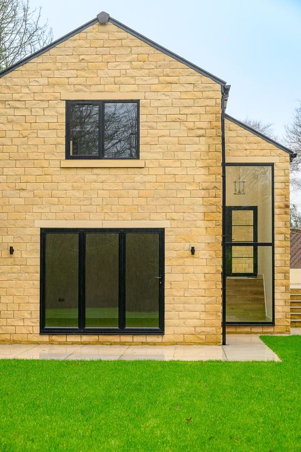 Modern White Build — Leeds project by Alwoodley Building