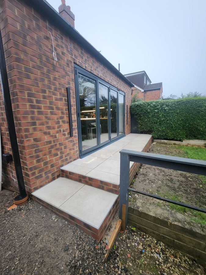 Modern Dark Exterior — Leeds project by Alwoodley Building